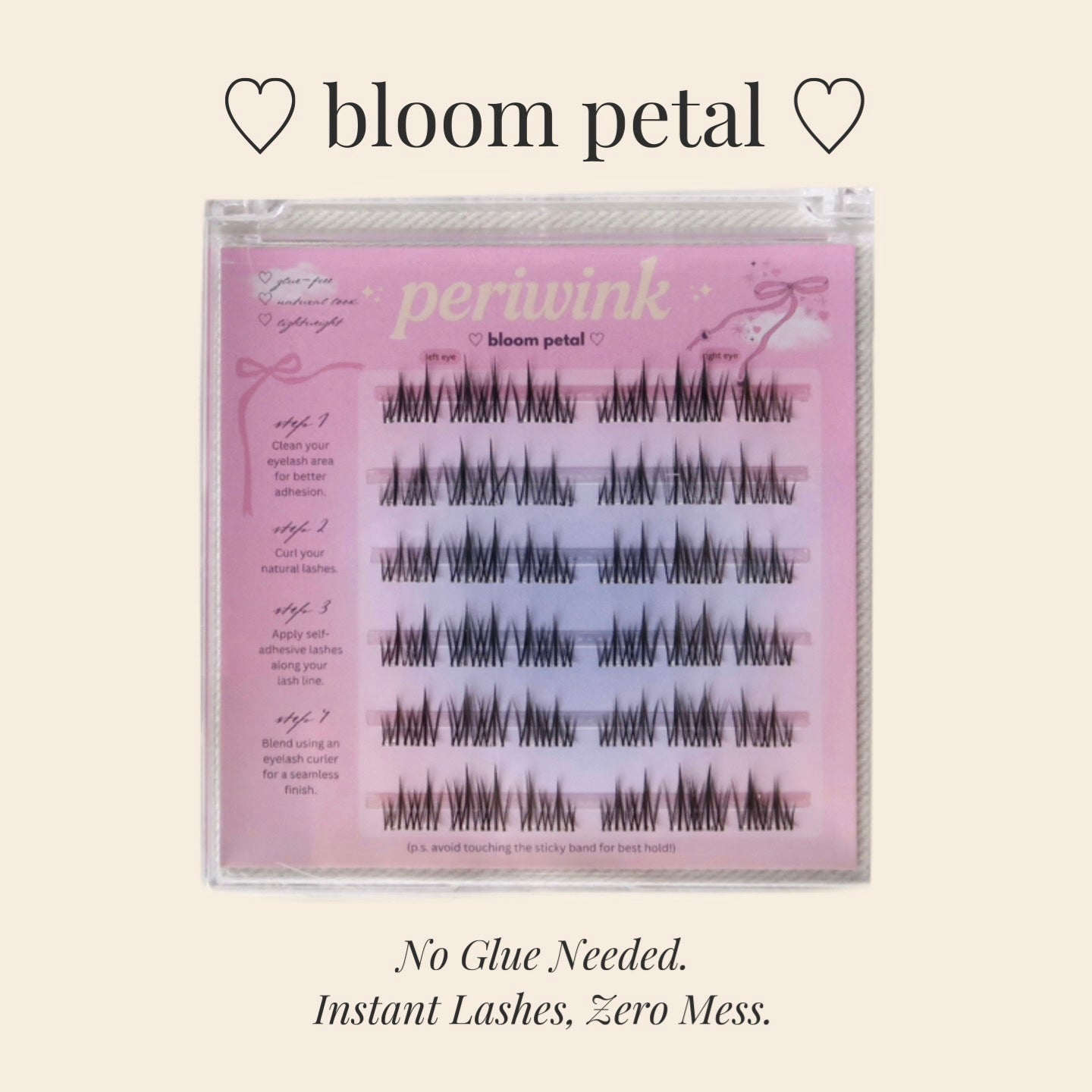 Bloom Petal Natural Glue-Free Eyelash
