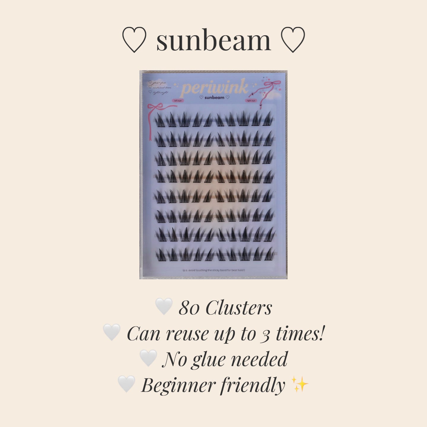 Sunbeam Glue-Free Eyelash